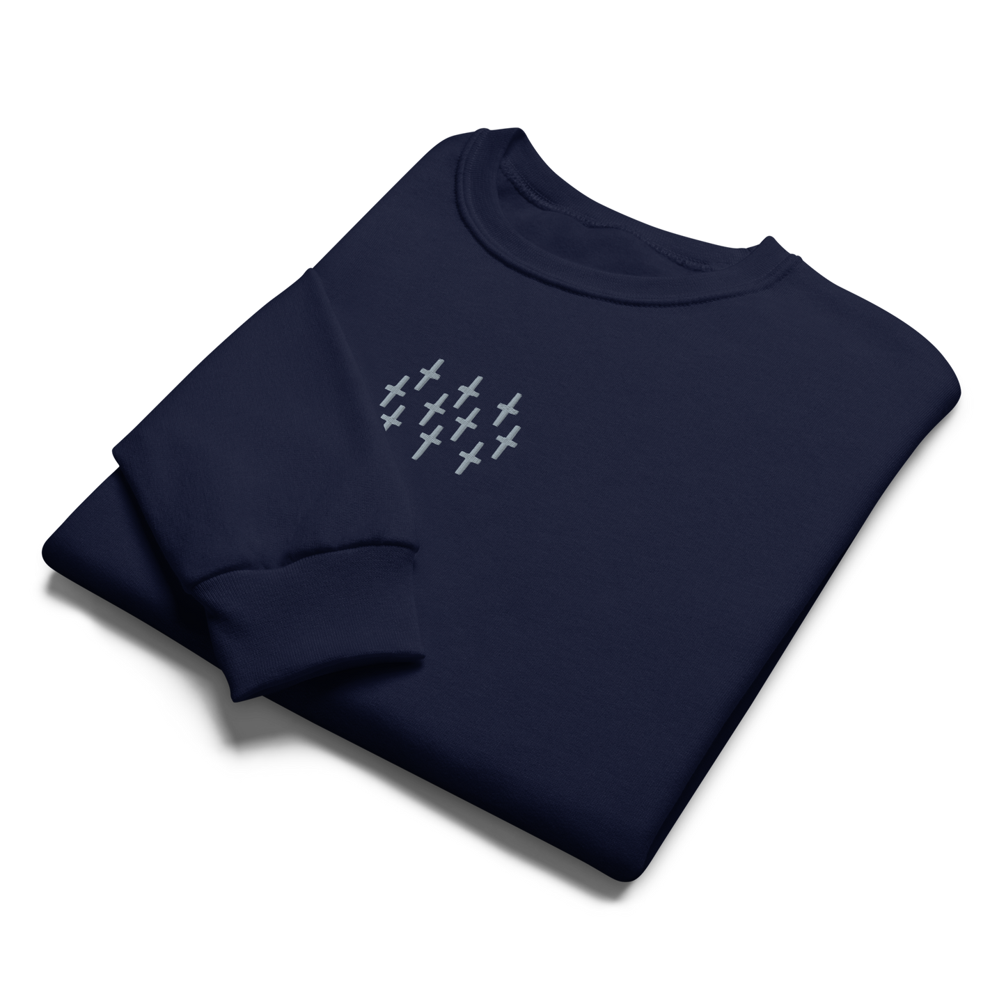 Blue P2M Crewneck -C++ Design